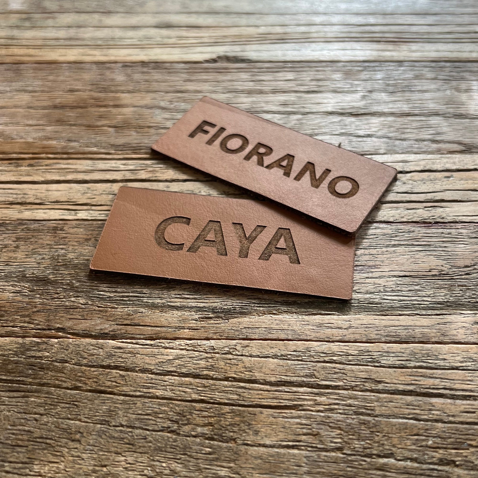 Leather Patch with Name