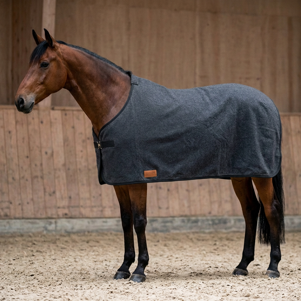 Abschwitzdecke 100% Baumwolle (für Ponys) — KI-generierte Beispieldarstellung
