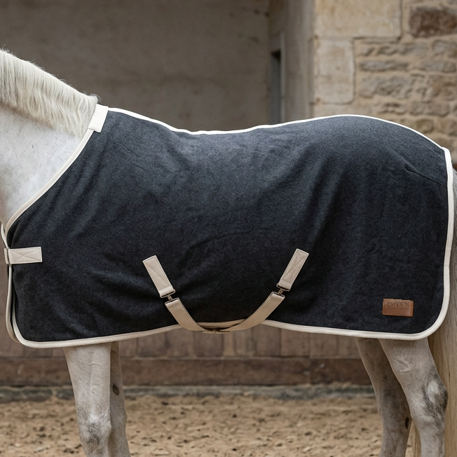 Abschwitzdecke 100% Baumwolle (für Ponys) — KI-generierte Beispieldarstellung