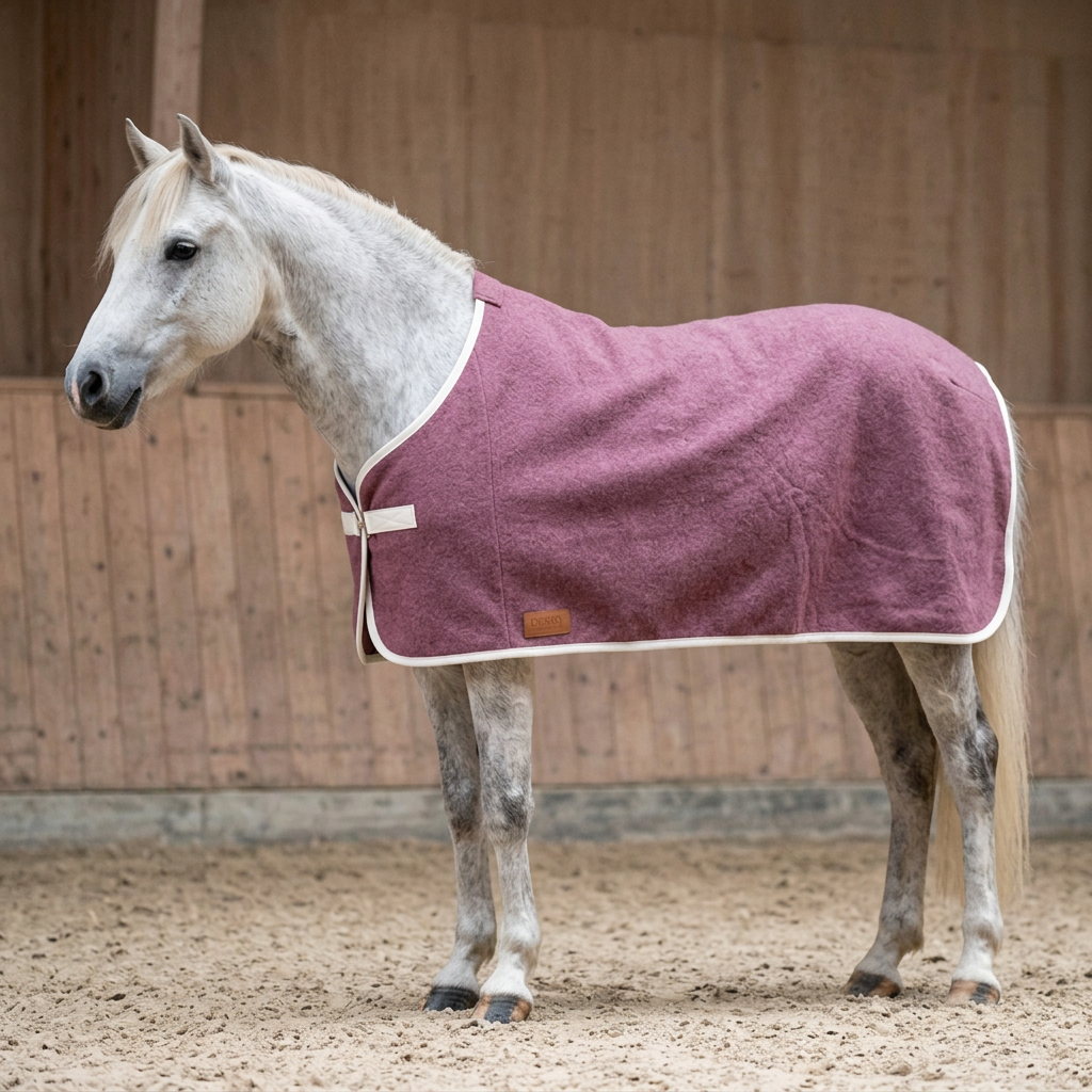 Abschwitzdecke 100% Baumwolle (für Ponys) — KI-generierte Beispieldarstellung