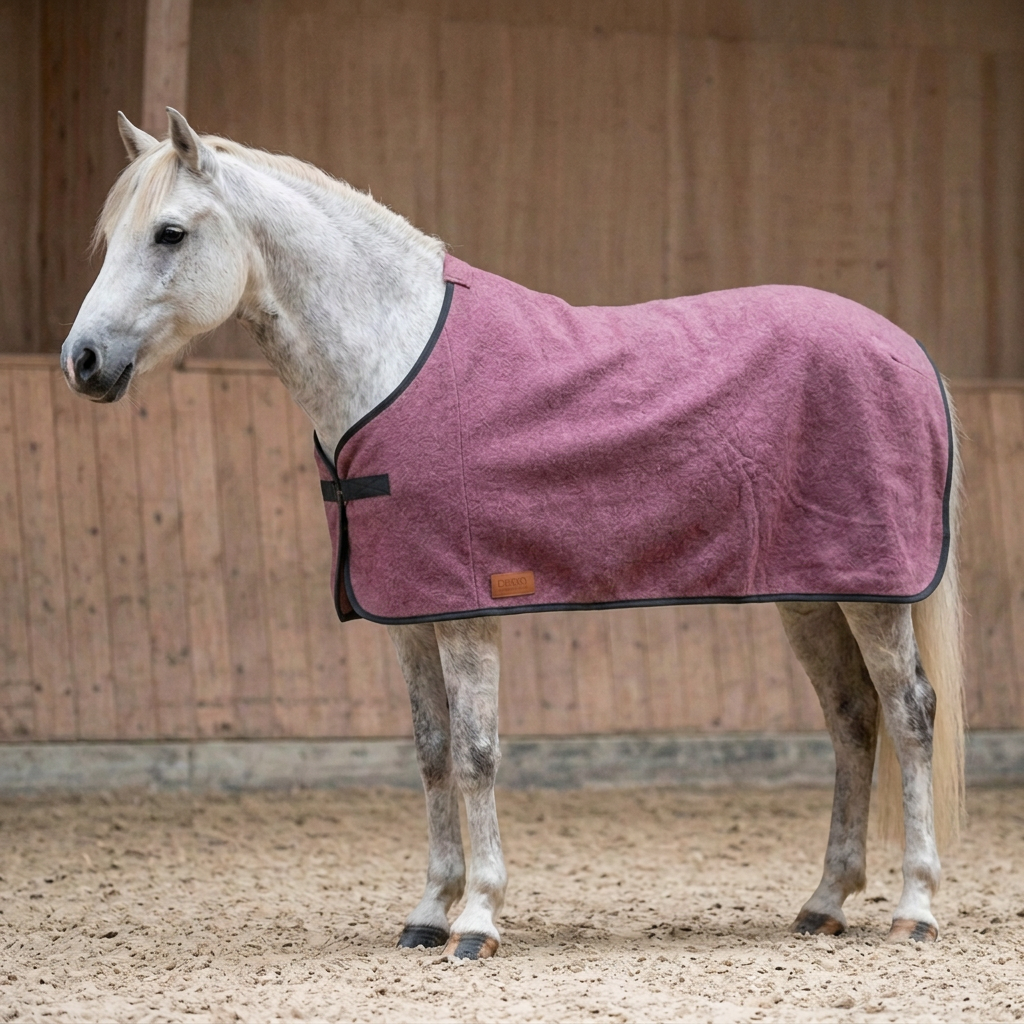Abschwitzdecke 100% Baumwolle (für Ponys) — KI-generierte Beispieldarstellung